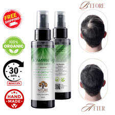 ROSEMARY NATURAL HAIR GROWTH OIL HAIR CARE 100% PURE ORGANIC & NATURAL AROMA OIL