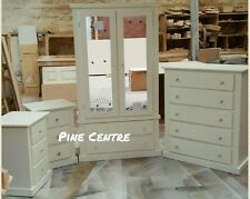 HANDMADE FURNITURE AYLESBURY (IVORY+CRYSTAL HANDLES) 4 PIECE BEDROOM SET MD UK