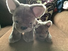 2 x Keel Toys, Signature Cuddle Puppies - French Bulldogs - Mother and Pup