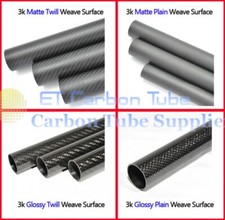 L500mm 3K Carbon Fiber Tube OD