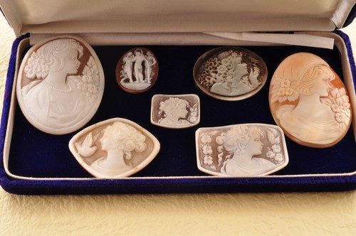 Items vintage shell cameo - vintage,