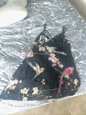 B by Ted Baker Velour Material camisole size 10 with pretty bird designs