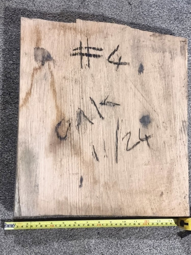 Air dried oak - air-dried, bowl