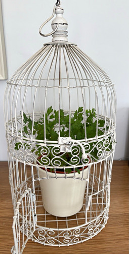 White metal decorative - white,