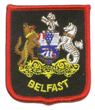 Belfast Coat Of Arms Flag World Embroidered Patch Badge