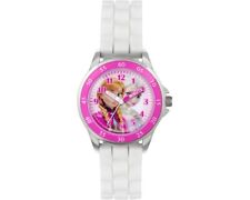 Disney Kids' FZN3550 Frozen Anna and Elsa Watch with White Rubber Band 
