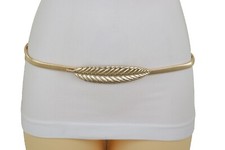 Women Gold Metal Elastic
