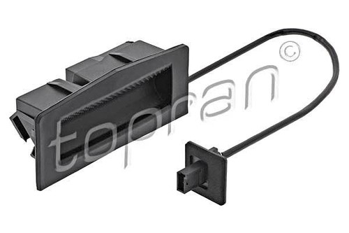 Black tailgate handle fits - black,