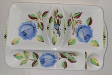 Vintage Beswick Ware Hand Painted Hors D'Oeuvre Tray #1638 from the 1950s