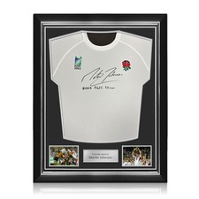 Martin Johnson Signed England