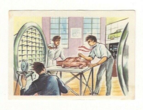 Chocolate card 1962 motor - chocolate,
