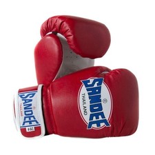 Sandee Kids Boxing Gloves Red 4oz Muay Thai Authentic Gloves