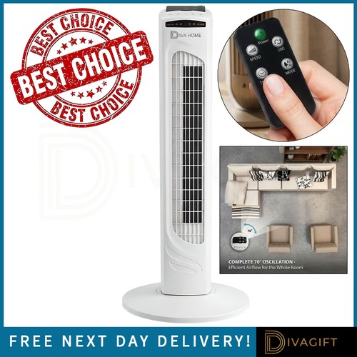 White tower fan - white,