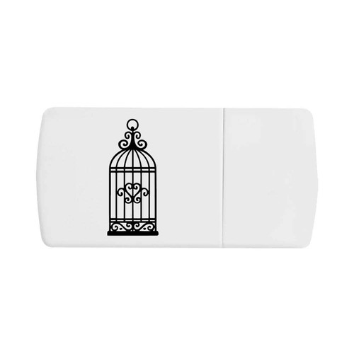 Ornate birdcage pill box - birdcage',