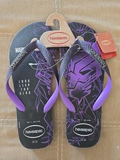NWT Havaianas Marvel Black