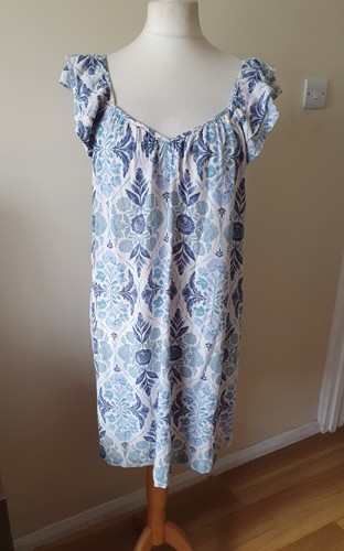 Next blue white - blue, linen