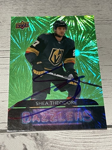 Shea theodore signed card - shea,