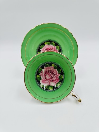 Paragon cabbage rose tea - cabbage, set