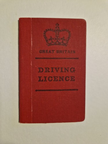 Vintage driving licence - vintage,