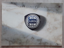 Lancia range brochure 1990 - brochure,