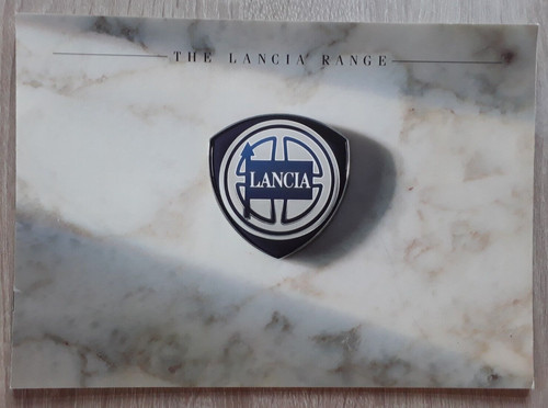 Lancia range brochure 1990 - lancia,