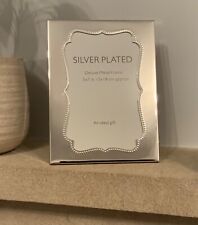 Silver Plated Photo Frame Approx 13 x 18 cm Photo Area, 20 x 15 cm Frame