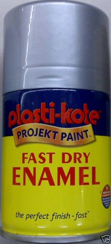 Silver 100ml plasti - silver, spray