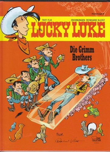 Lucky luke homage - luke, hardcover