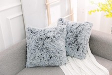 Pack faux fur cushion - of,