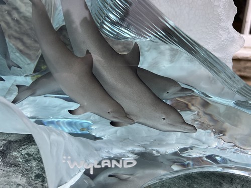 Robert wayland lucite dolphin - wayland,