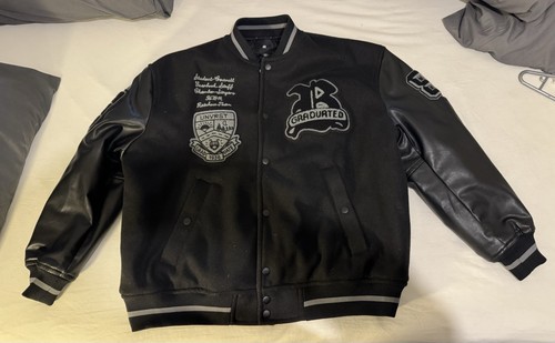 Men leather bomber - leather,