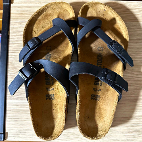 Birkenstock yara black leather - birkenstock,