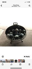 Vintage Brass Gas Fire With