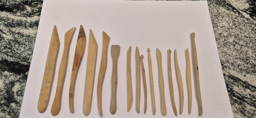 Clay pottery tools ceramic - pottery,