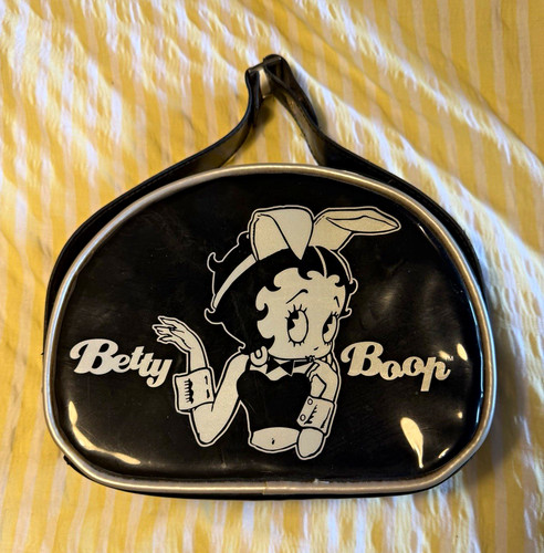 Betty boop black zip bag - betty,
