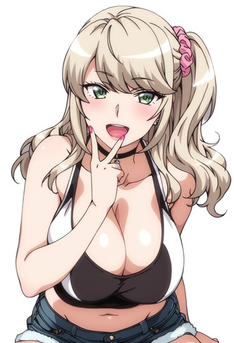 Anime girl gyaru style - anime,