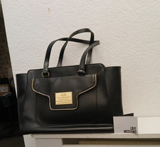 Authentic love moshino large black bag