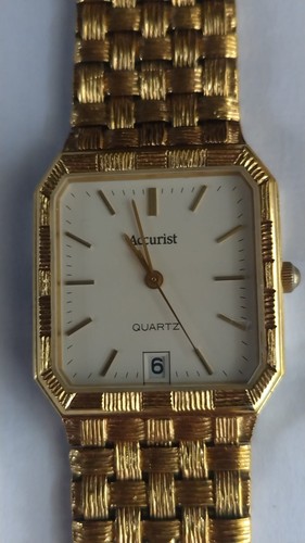 Gents accurist vintage gold - gents,
