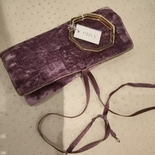Travel Jewellery wrap - purple