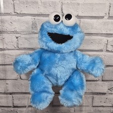 Baby Cookie Monster 12" Soft Toy Plush Sesame Street Vintage Hasbro 1992 Furry