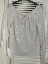 Women’s White Cotton Gypsy