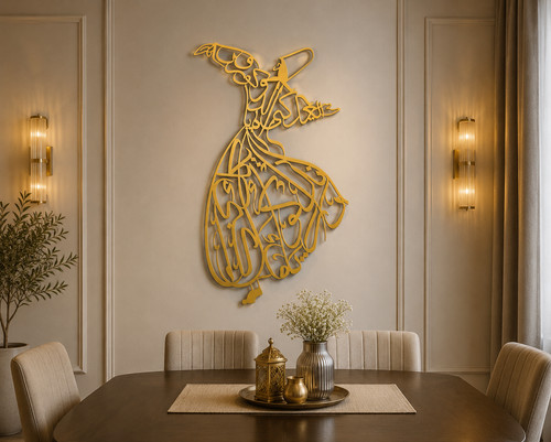 Whirling dervish acrylic - dervish,