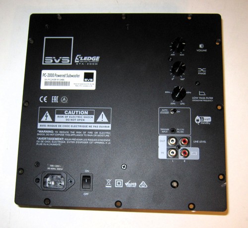 Svs 2000 sub subwoofer - pc-2000,