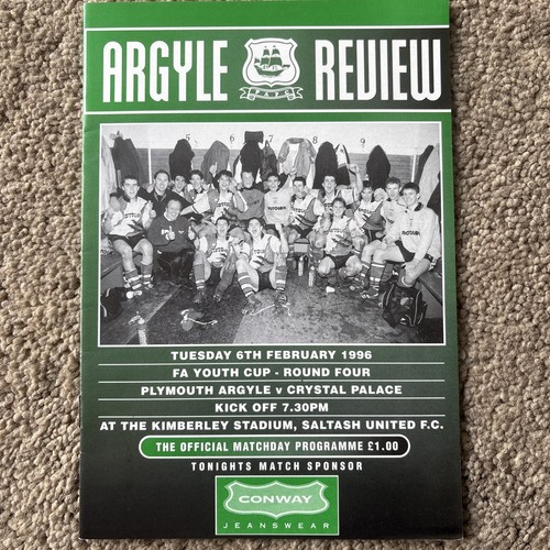 Plymouth argyle vs - 95/6,