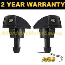 PAIR UNIVERSAL WINDSCREEN WASHER HEADLAMP TWIN JET STRAIGHT INLET PUSH FIT WWY12