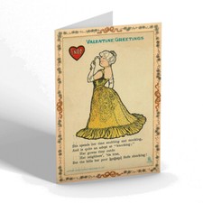 VALENTINES DAY CARD - Vintage