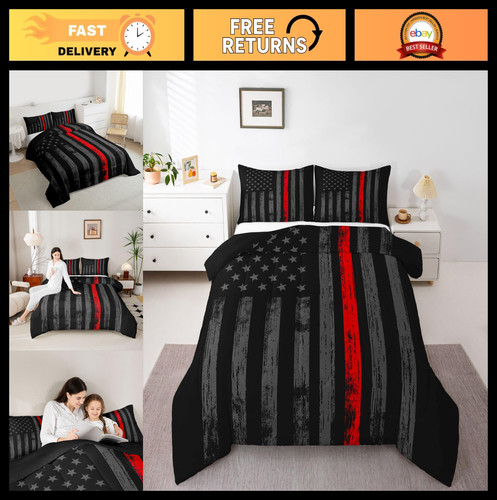 American flag comforter set - flag,