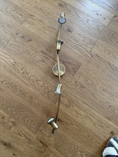 Italian Antique Brass Spotlight with Adjustable Heads