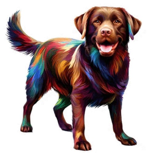 Chocolate labrador cross - labrador,