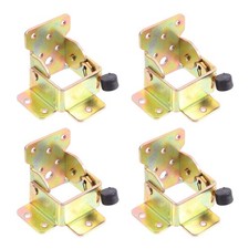 4pcs Frameless Cabinet Hinge